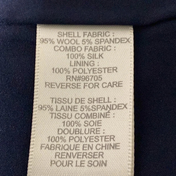 Rebecca Taylor Yacht Club Sheath Dress Navy Blue Size 8 - Picture 11 of 11